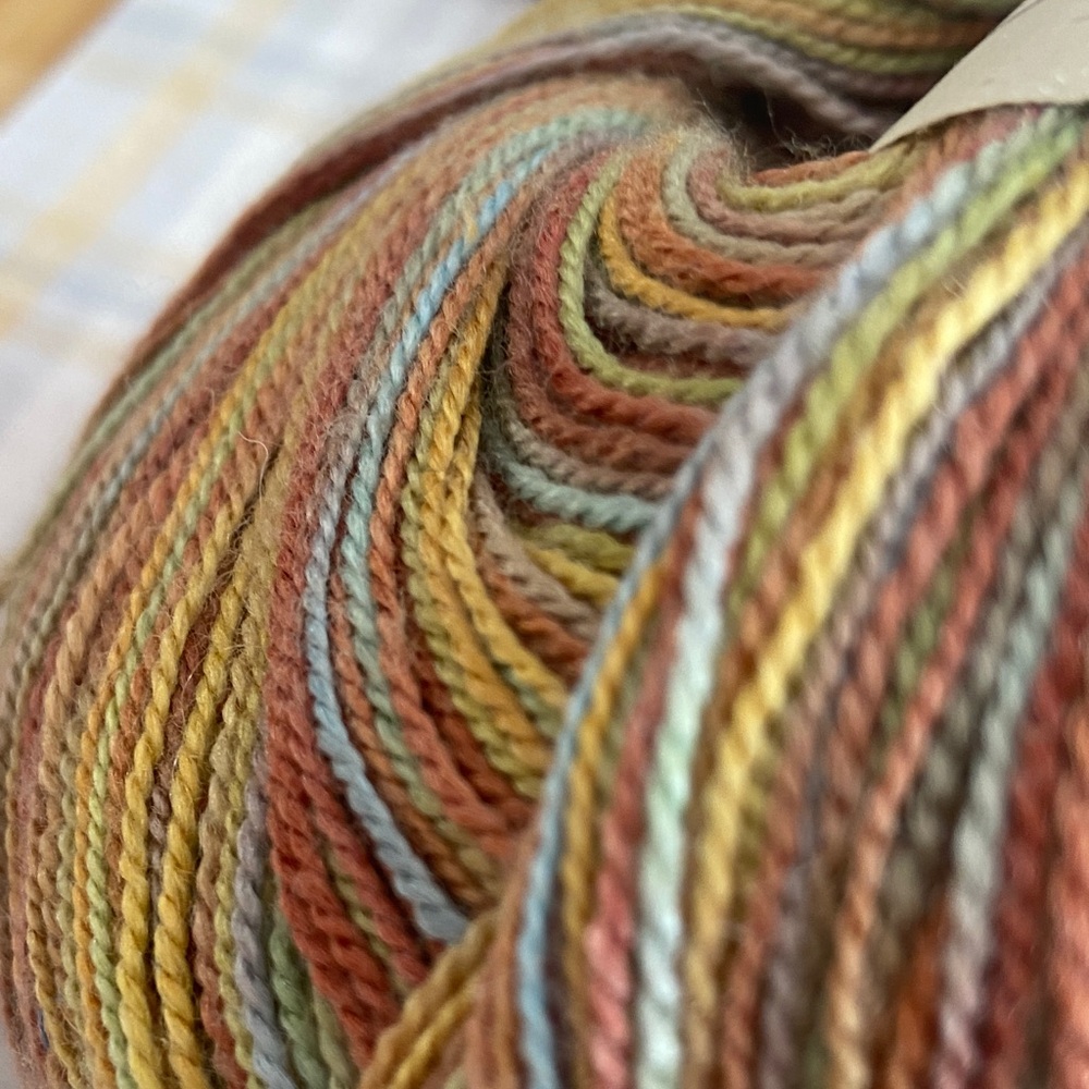 JUNIPER MOON FARM Findley Dappled Yarn - Multicolor merino/silk - Picture 7 of 7